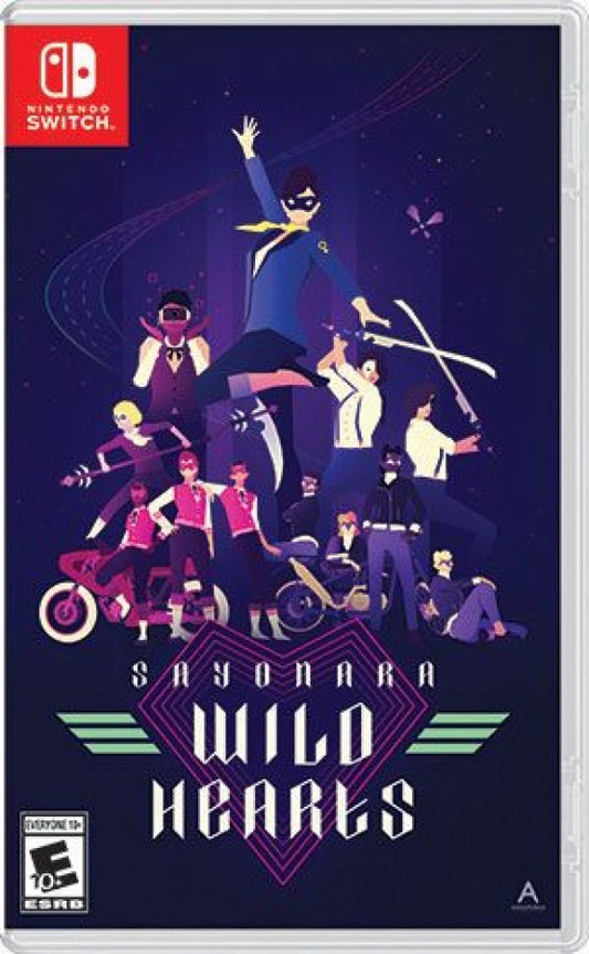 Sayonara: Wild Hearts cover art for the Nintendo Switch (NS) video game