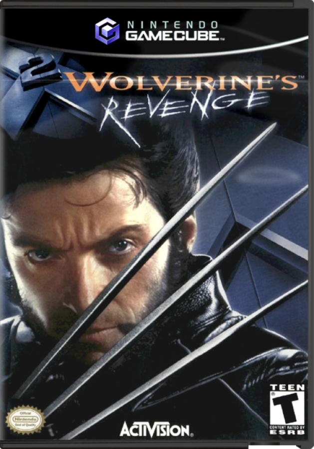 X-2 Wolverine;s Revenge cover art for Nintendo GameCube (GC) video game. 