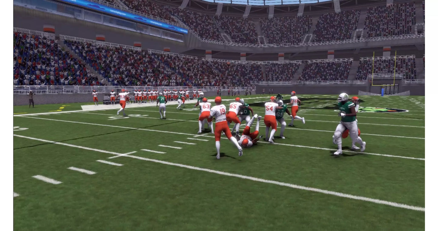 Doug Flutie's Maximum Football 2019 Championship Edition – Xbox One (XONE) gameplay for American football sports simulation game