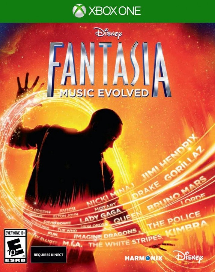Fantasia: Music Evolved cover art for Xbox One (XONE) video game