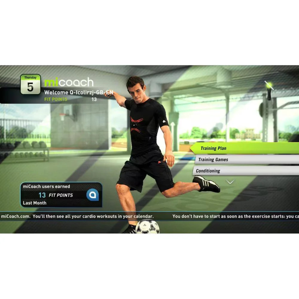 miCoach by Adidas gameplay for PlayStation 3 (PS3) video game