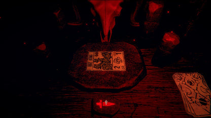 Inscryption for PlayStation 5 roguelike deck building horror game featuring card battles escape room puzzles dark narrative and atmospheric gameplay