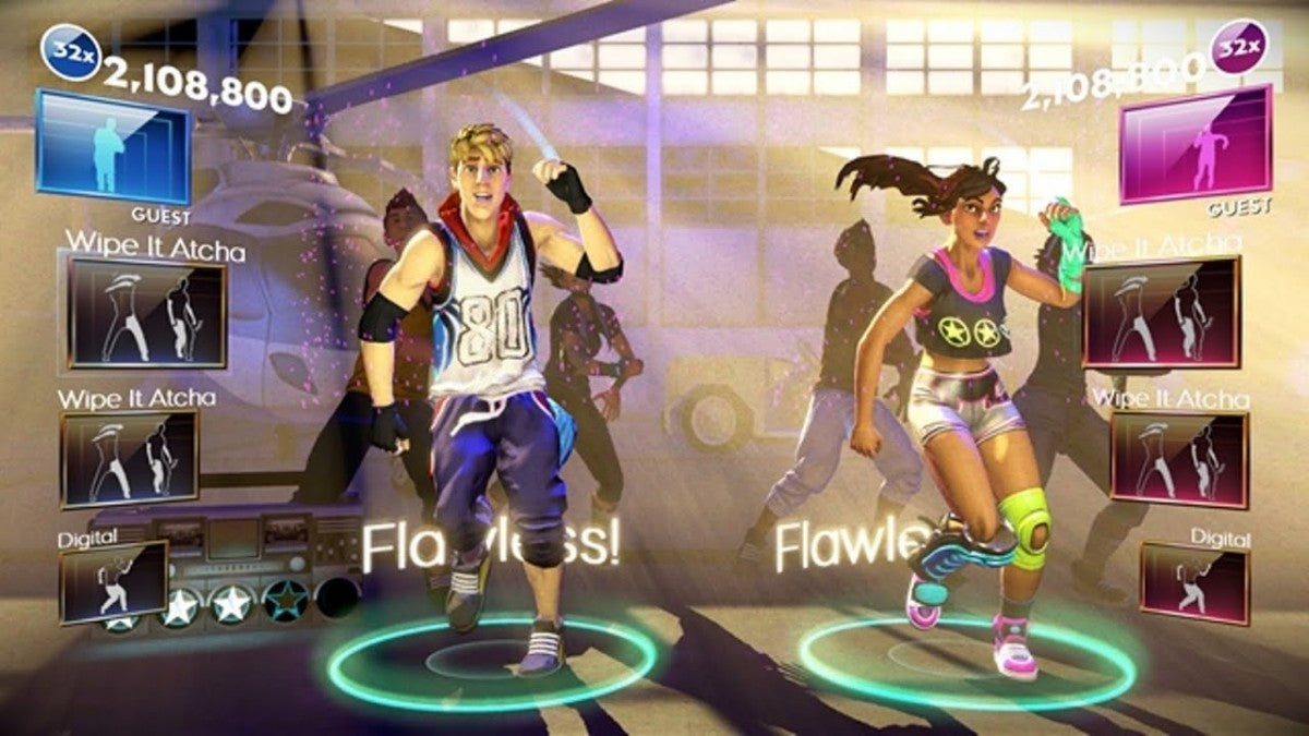 Dance Central for Xbox 360 rhythm dance video game featuring full body Kinect motion tracking high energy music tracks competitive dance battles and immersive club style gameplay experience gameplay