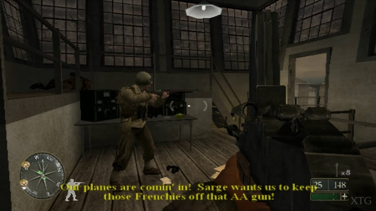 Call of Duty 2: Big Red One Collector’s Edition for PlayStation 2 with World War II themed military action gameplay