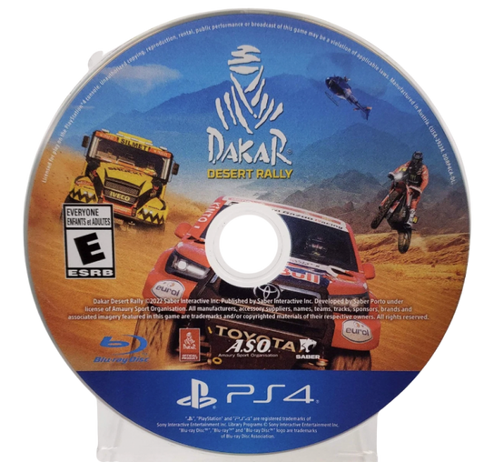 Dakar Desert Rally – PlayStation 4 (PS4) video game disc, off-road racing by Saber Interactive