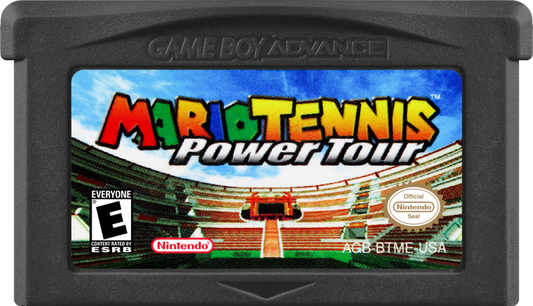Mario Tennis: Power Tour game cartridge for Game Boy Advance (GBA) video game