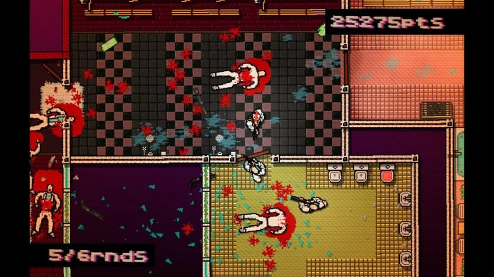 Hotline Miami Collection Nintendo Switch for action indie video game fans featuring fast paced top down shooting intense combat challenging levels strategic gameplay neon aesthetic retro inspired visuals multiple games included brutal arcade style action immersive storytelling collectible gaming appeal gameplay