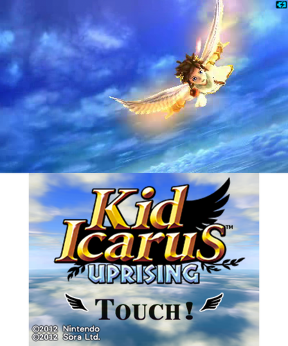 Kid Icarus Uprising Big Box Nintendo 3DS for retro video game enthusiasts featuring action adventure gameplay fast paced aerial and ground combat mythological storytelling touchscreen controls AR card support collectible Big Box edition and collectible gaming appeal gameplay  