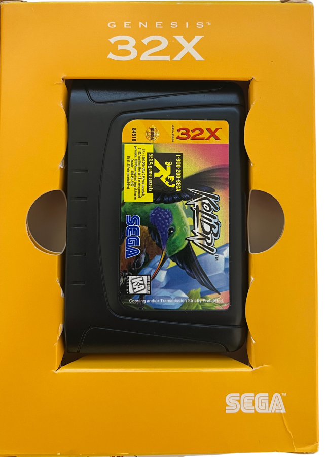 Kolibri Sega 32X retro video game action shooter cartridge (1995)