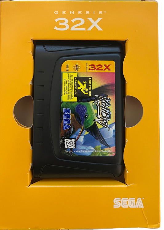 Kolibri Sega 32X retro video game action shooter cartridge (1995)