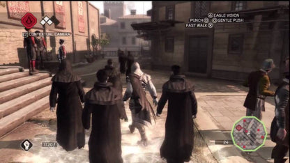 Assassin's Creed II Greatest Hits for PlayStation 3 (PS3) at Gamers INC, featuring the epic journey of Ezio Auditore during the Italian Renaissance with an expanded open world, lethal new hidden blade upgrades, and Leonardo da Vinci's inventions for the definitive assassin experience gameplay screenshot