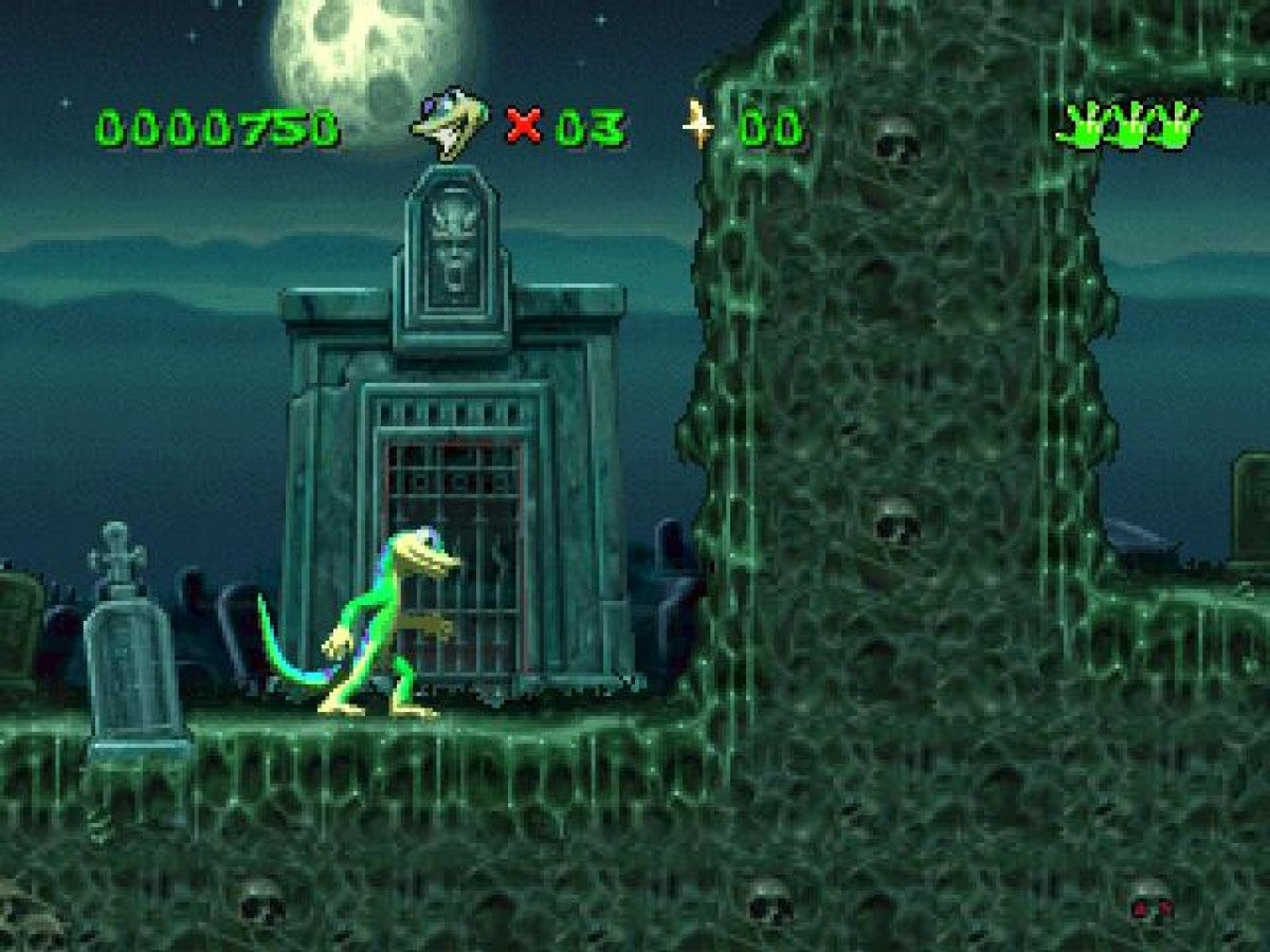 Gex gameplay for Panasonic 3DO (3DO) platformer action adventure video game