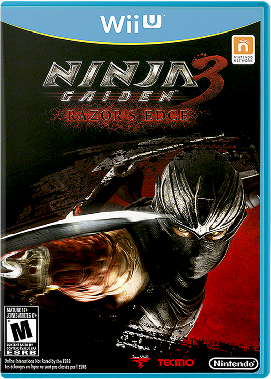 Ninja Gaiden 3: Razor's Edge cover art for Nintendo Wii U (WiiU) video game