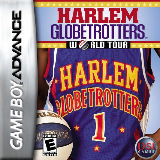 Harlem Globetrotters World Tour cover art for Game Boy Advance (GBA) video game