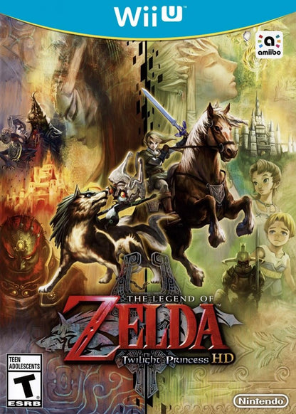 The Legend of Zelda: Twilight Princess HD cover art for Nintendo Wii U (WiiU) video game