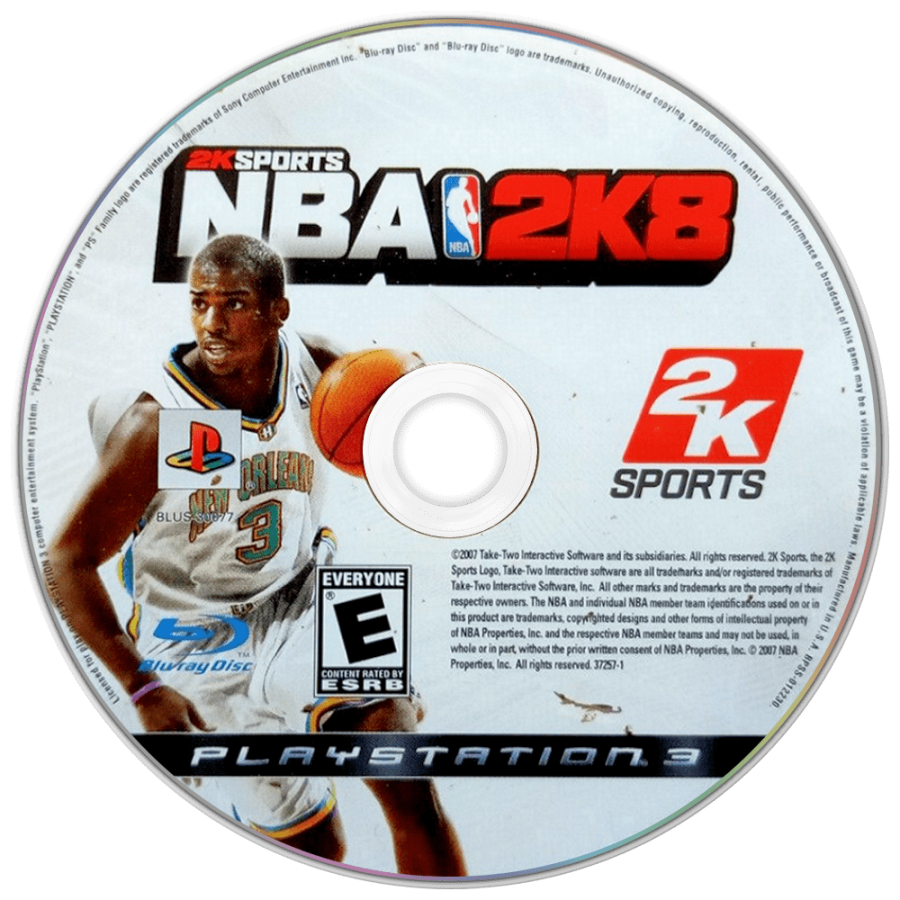 NBA 2K8 disc for PlayStation 3 (PS3) video game