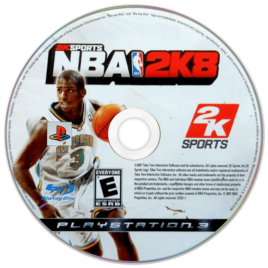 NBA 2K8 disc for PlayStation 3 (PS3) video game