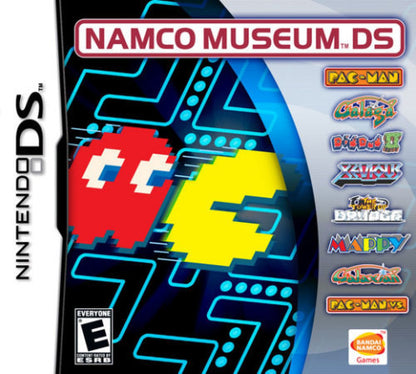 Namco Museum cover art for Nintendo DS (DS) classic arcade game compilation video game