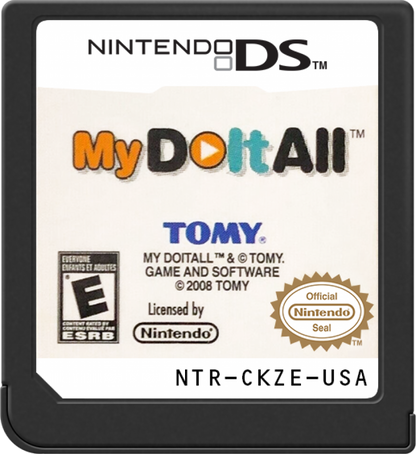 My DoItAll Nintendo DS DS educational and utility software featuring interactive activities practical tools everyday learning functions touchscreen controls and classic Nintendo DS DS functionality collectible gaming appeal game cartridge