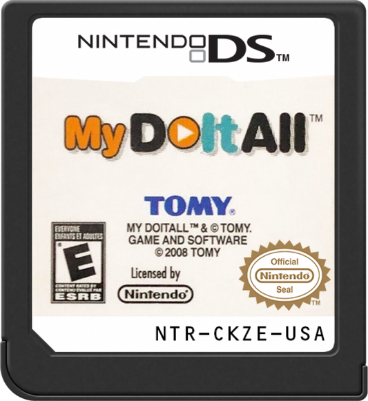 My DoItAll Nintendo DS DS educational and utility software featuring interactive activities practical tools everyday learning functions touchscreen controls and classic Nintendo DS DS functionality collectible gaming appeal game cartridge