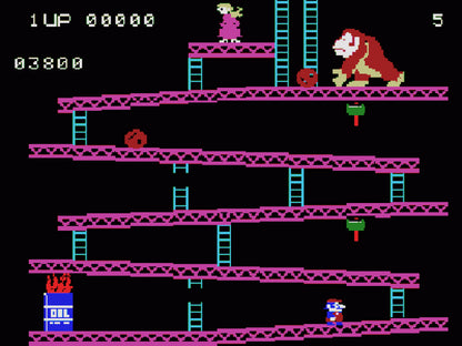 Donkey Kong gameplay for ColecoVision (CV) video game