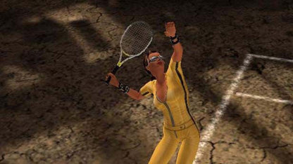Outlaw Tennis – PlayStation 2 (PS2) video game gameplay, comedic tennis sports simulation game.