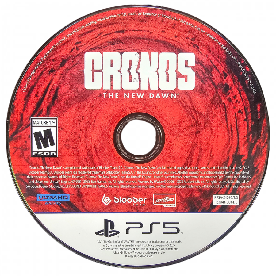 Cronos The New Dawn video game featuring third person survival horror gameplay time travel sci fi adventure hostile creatures resource management intense combat post apocalyptic environments mysterious storyline exploration and collectible gaming appeal retro video game collection collectible gaming appeal game disc