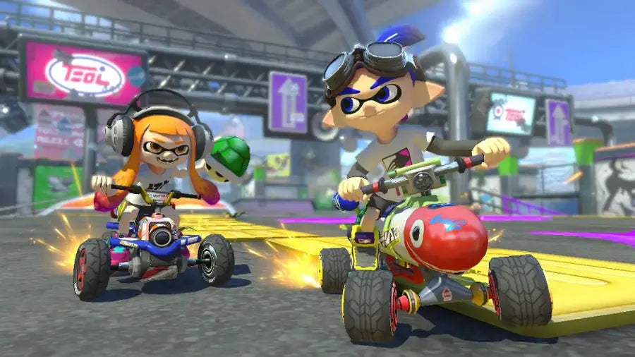 Mario Kart 8 Deluxe gameplay image for Nintendo Switch (NS) video game