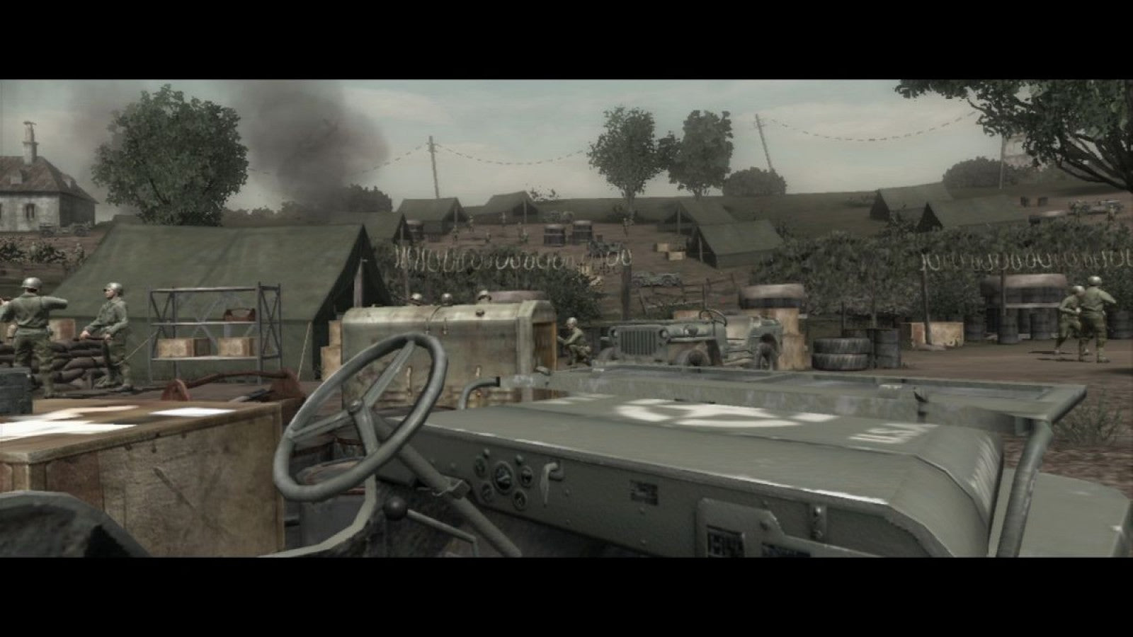 Call of Duty 3 – Nintendo Wii (Wii) gampelay art for video game for Wii 