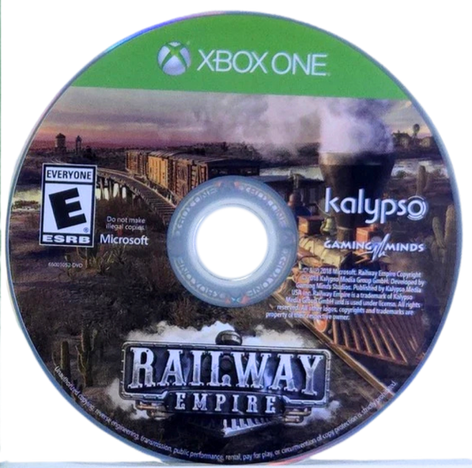 Railway Empire – Xbox One (XONE) disc for strategy and simulation video game