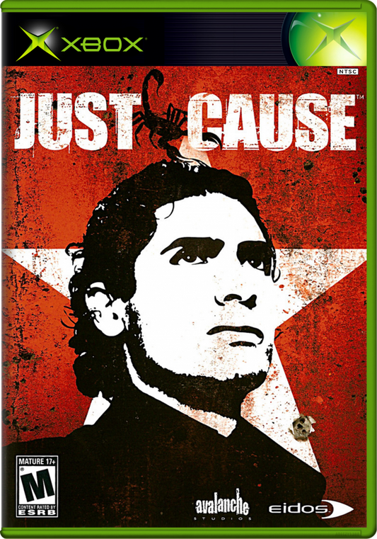 Just Cause for Xbox (Xbox), cover art action adventure shooter