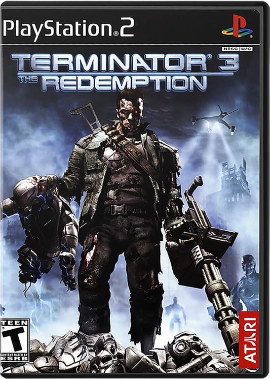 Terminator 3: Redemption cover art for PlayStation 2 (PS2) video game