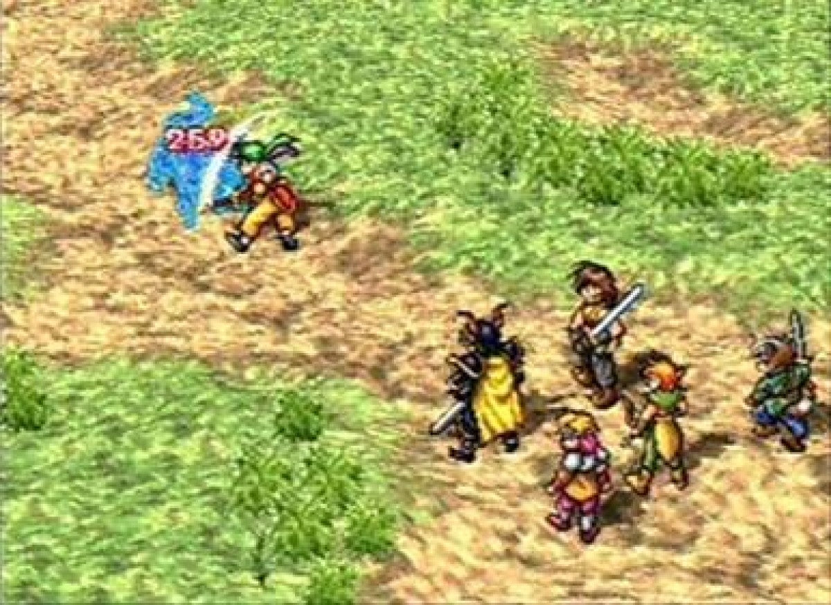 Suikoden gameplay for PlayStation 1 (PS1) role-playing video game