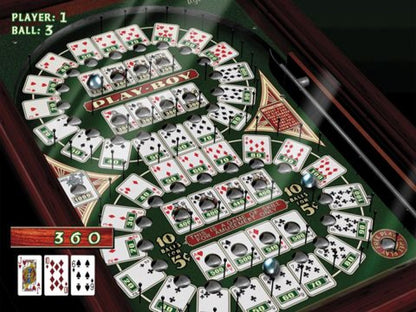 Pinball Hall of Fame: The Gottlieb Collection – PlayStation 2 (PS2) video game gameplay, pinball simulation game.