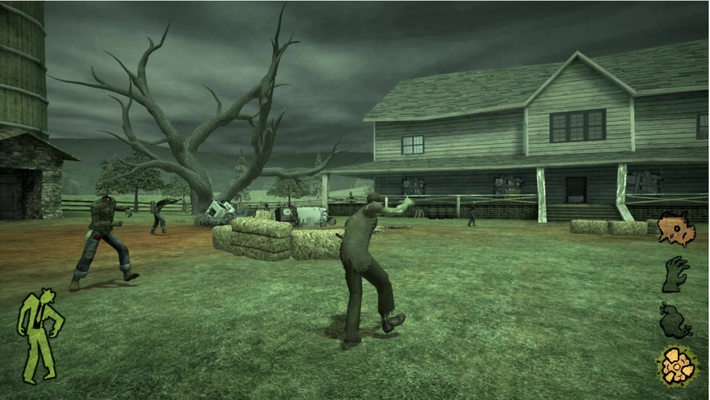 Stubbs the Zombie in Rebel Without a Pulse Nintendo Switch inspired design featuring dark comedy action adventure aesthetic quirky undead protagonist retro style city chaos zombie outbreak humor driven gameplay third person combat sandbox exploration presentation gameplay 