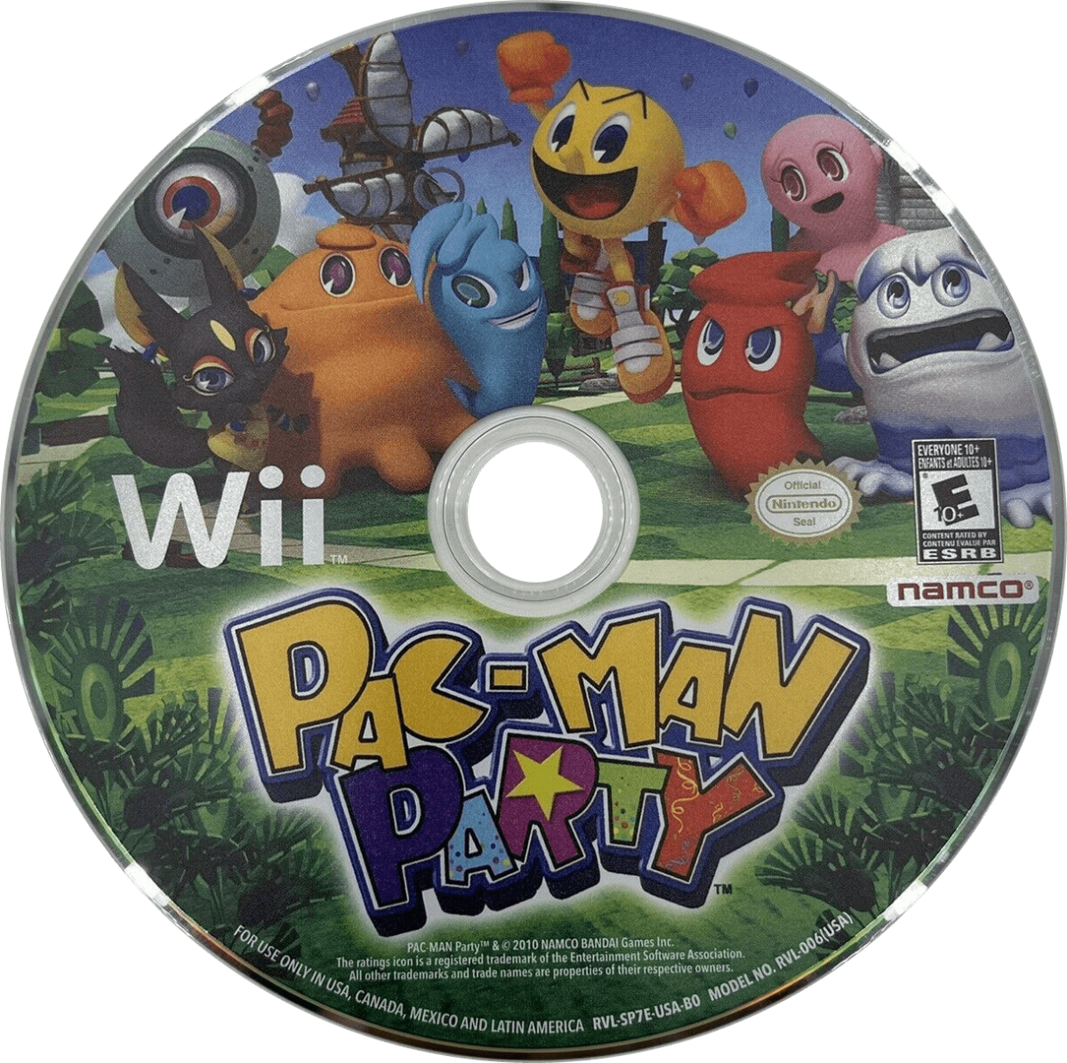 Pac-Man Party – Nintendo Wii (Wii) party mini-game family multiplayer video game disc