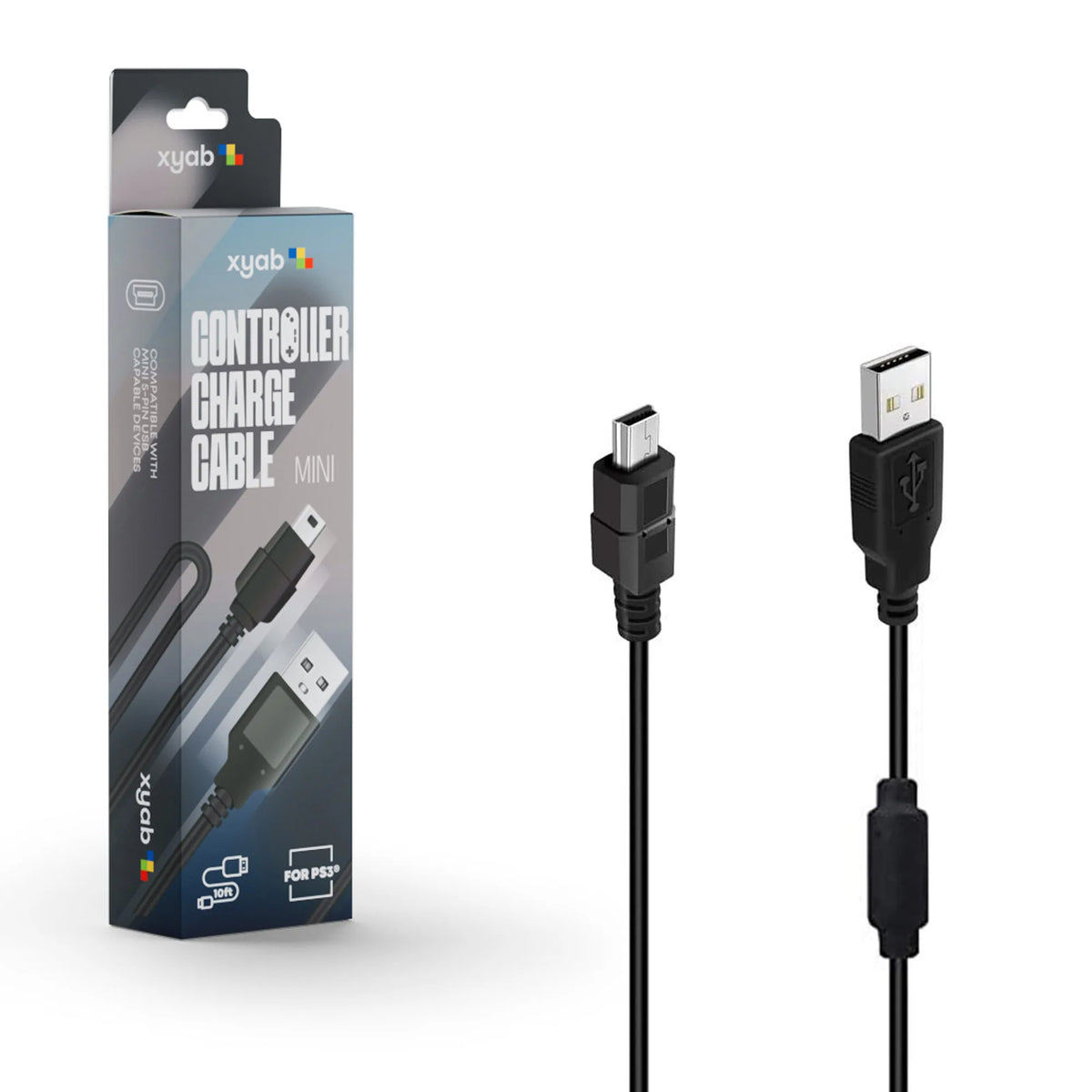PS3 Charging Cable PlayStation 3 PS3 gaming accessory featuring controller charging support USB connection cable design compatible PlayStation 3 controllers reliable charging solution gaming setup accessory retro video game collection collectible gaming hardware appeal