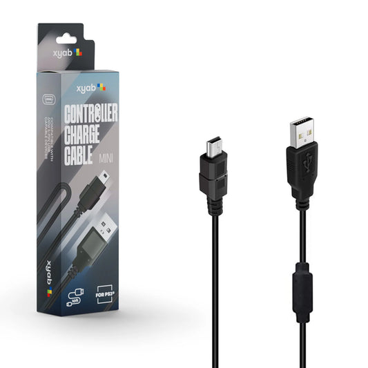 PS3 Charging Cable PlayStation 3 PS3 gaming accessory featuring controller charging support USB connection cable design compatible PlayStation 3 controllers reliable charging solution gaming setup accessory retro video game collection collectible gaming hardware appeal