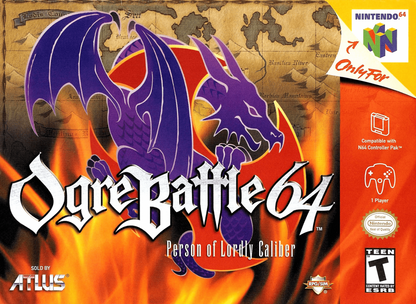Ogre Battle 64: Person of Lordly Caliber cover art for Nintendo 64 (N64) video game