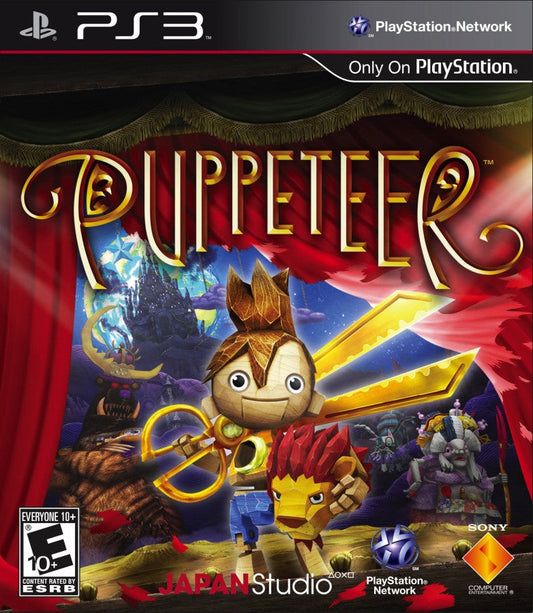 Puppeteer cover art for PlayStation 3 (PS3) video game