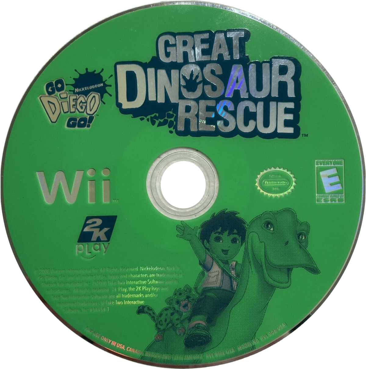 Go, Diego, Go: Great Dinosaur Rescue – Nintendo Wii (Wii) educational adventure platformer disc for video game