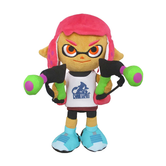 Inkling Girl Neon Pink 9" Plush collectible toy