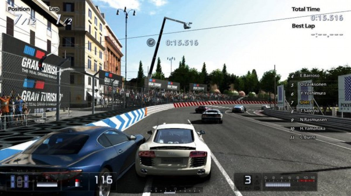 Grand Turismo 5 Proogue for PlayStation 3 featuring intense racing gameplay with high end race cars with variable vehicle customizability gameplay