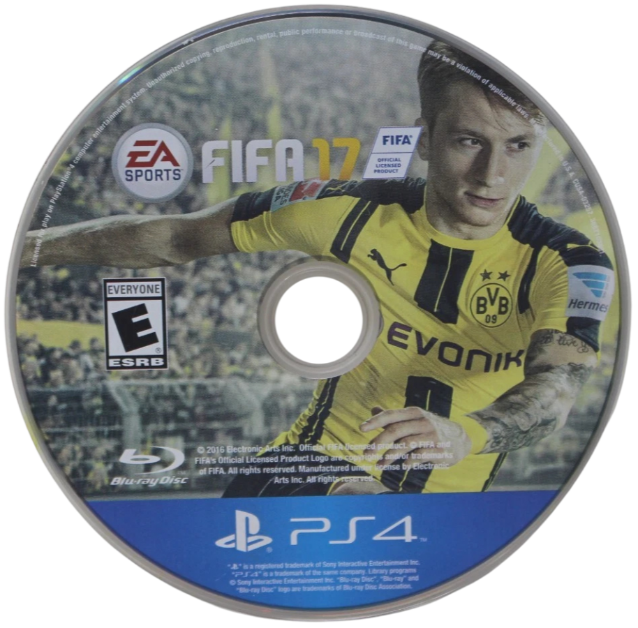 FIFA 17 – PlayStation 4 (PS4) video game disc, realistic football simulation by EA Sports