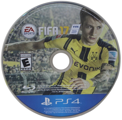 FIFA 17 – PlayStation 4 (PS4) video game disc, realistic football simulation by EA Sports