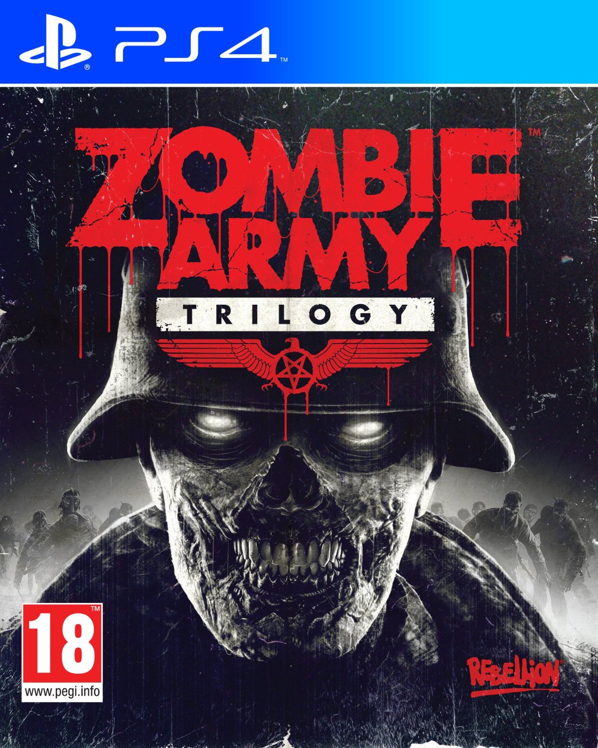 Zombie Army Trilogy [PAL Import] cover art for PlayStation 4 video game. 