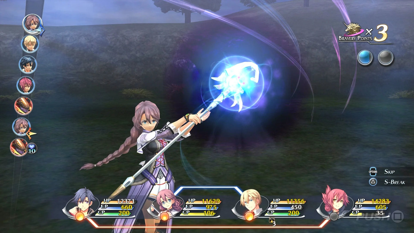 The Legend of Heroes Trails of Cold Steel II PS4 game featuring deep JRPG storytelling, turn-based combat, and an expanded epic fantasy adventure gameplay screenshot