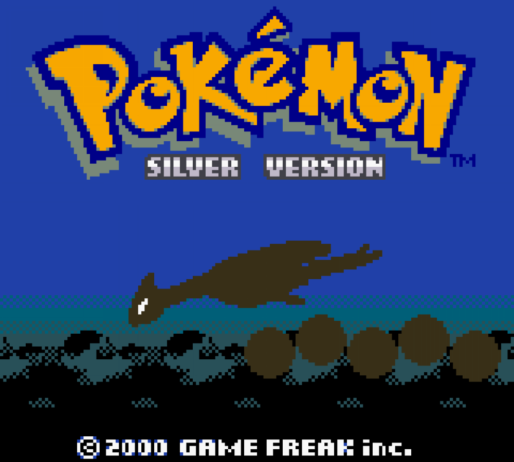 Pokemon Silver Version Nintendo Game Boy Color GBC for role playing adventure retro video game fans featuring monster collecting turn based battles Johto region exploration Pokémon training gym challenges legendary creatures classic handheld gaming collectible gaming appeal title screen