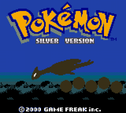 Pokemon Silver Version Nintendo Game Boy Color GBC for role playing adventure retro video game fans featuring monster collecting turn based battles Johto region exploration Pokémon training gym challenges legendary creatures classic handheld gaming collectible gaming appeal title screen