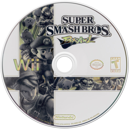 Super Smash Bros. Brawl – Nintendo Wii (Wii) fighting multiplayer action video game disc